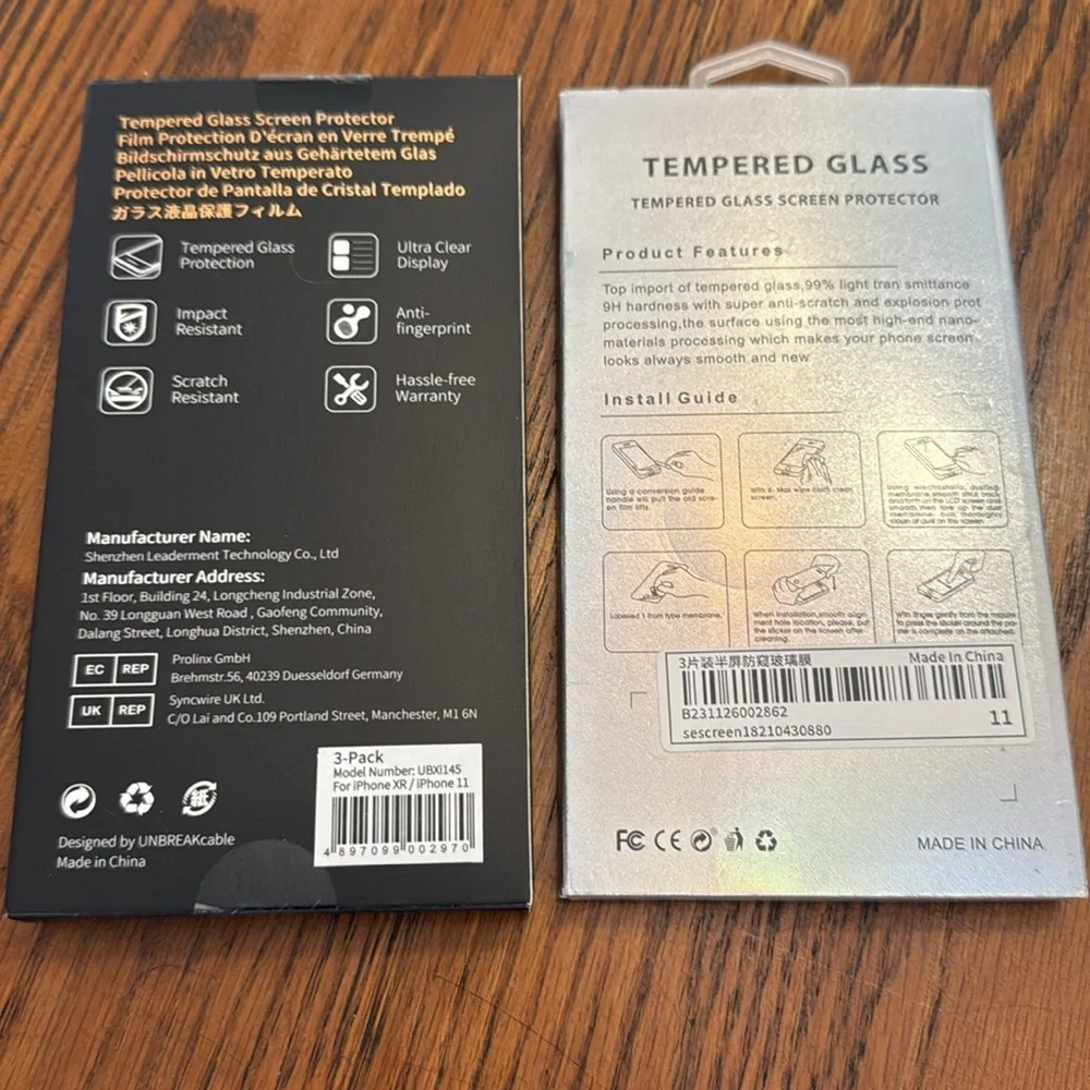 UNBREAKable & Tempered Glass iPhone 11 Screen Protectors